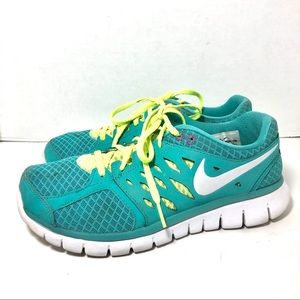 Nike Flex 2013 Run Turquoise Sneakers Sz7.5